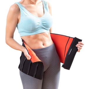 Pack machine à abdominaux pliable avec guide d’exercices et ceinture sauna InnovaGoods