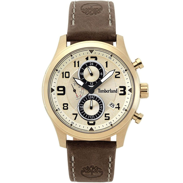 Reloj Timberland TBL.15357JSK-07 Hombre Analogico Cuarzo con Correa de Cuero