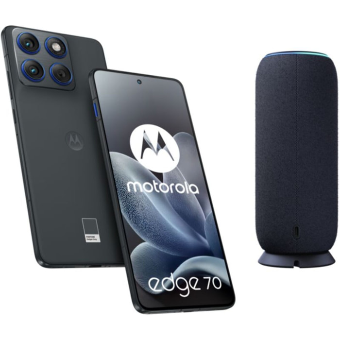 Smartphone MOTOROLA Pack Edge70 5G 512Go Gris + Enceinte Sound Flow