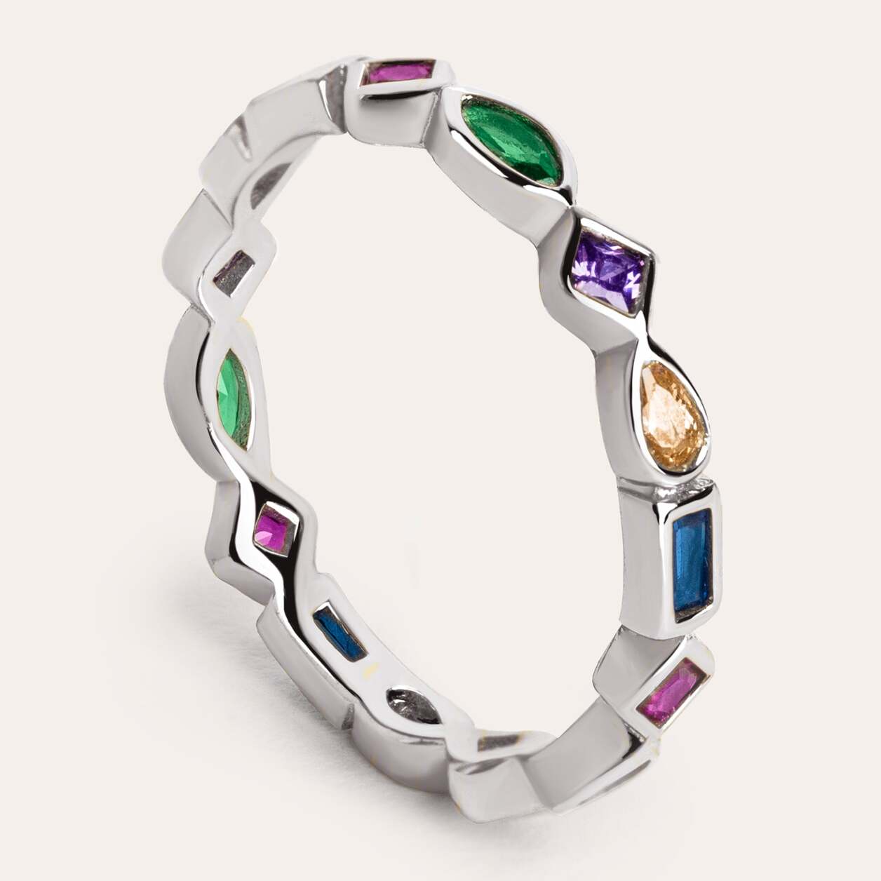 Anelli Cascade in Argento