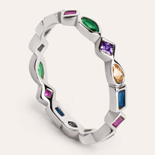 Anelli Cascade in Argento