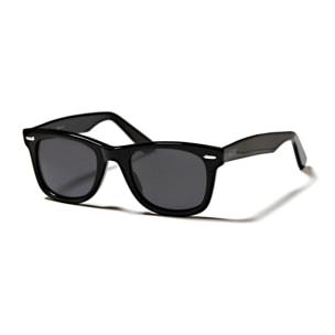Gafas de sol OCEAN OSAKA - Negro brillante / Revo plateada