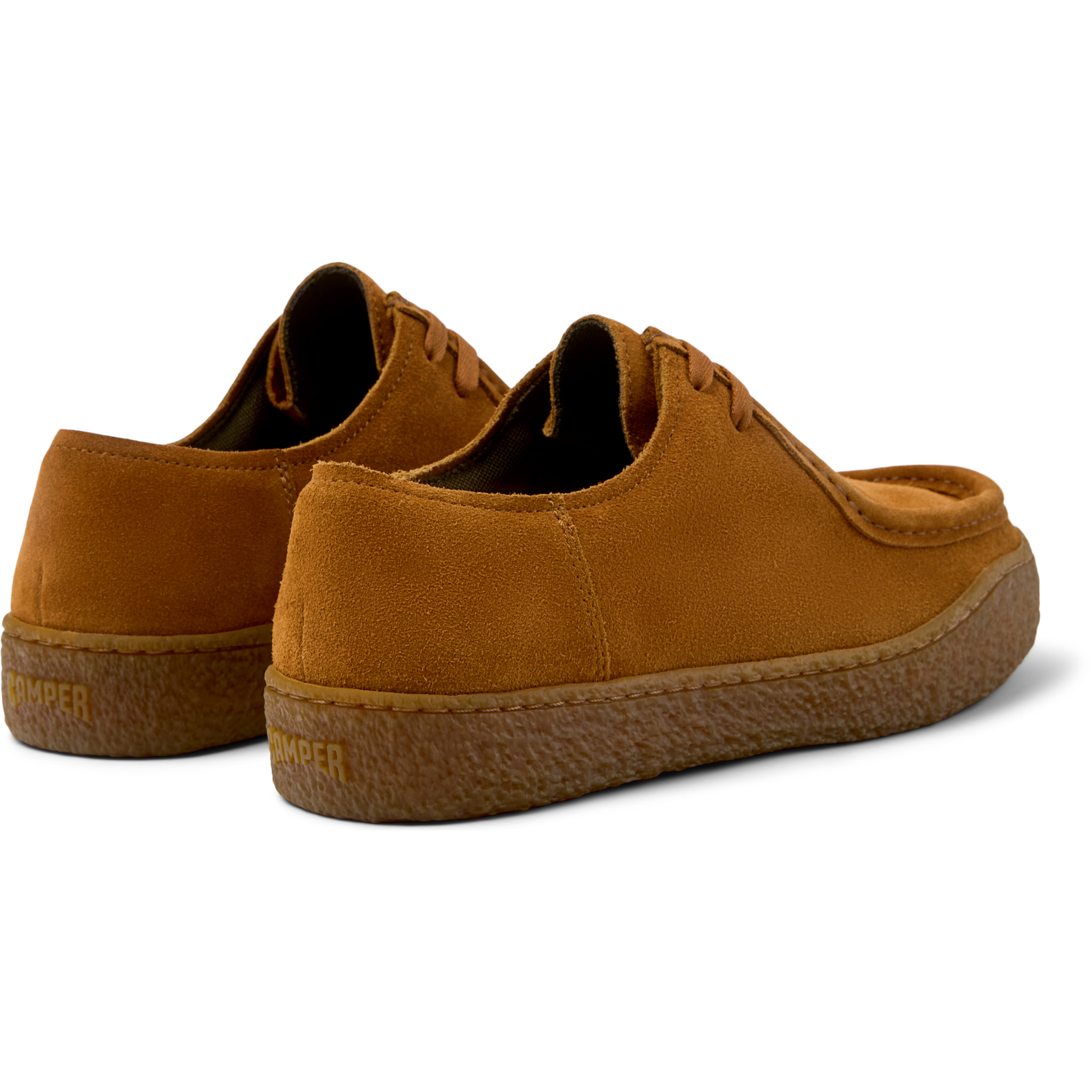 Zapatos de cordones - CAMPER Peu Terreno - Marron - Piel de ante