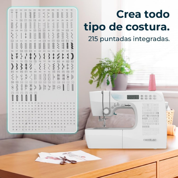 Cecotec Máquina de coser BelleCouture 21500