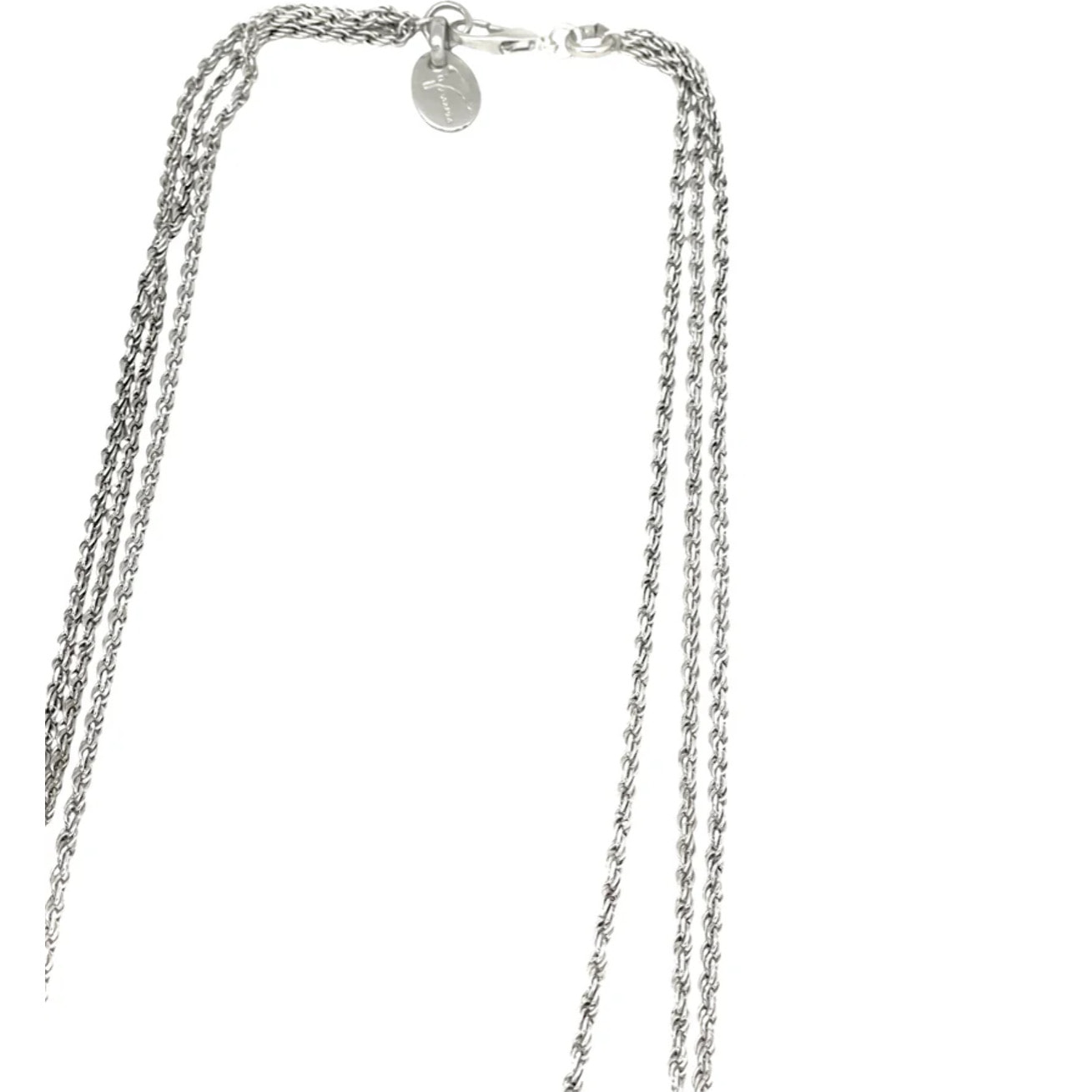 Collar largo Trinity plata 10µ