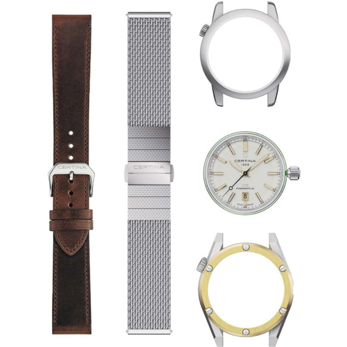 Reloj Certina C0414071903101 Hombre Analogico Automatico con Correa de Acero inoxidable