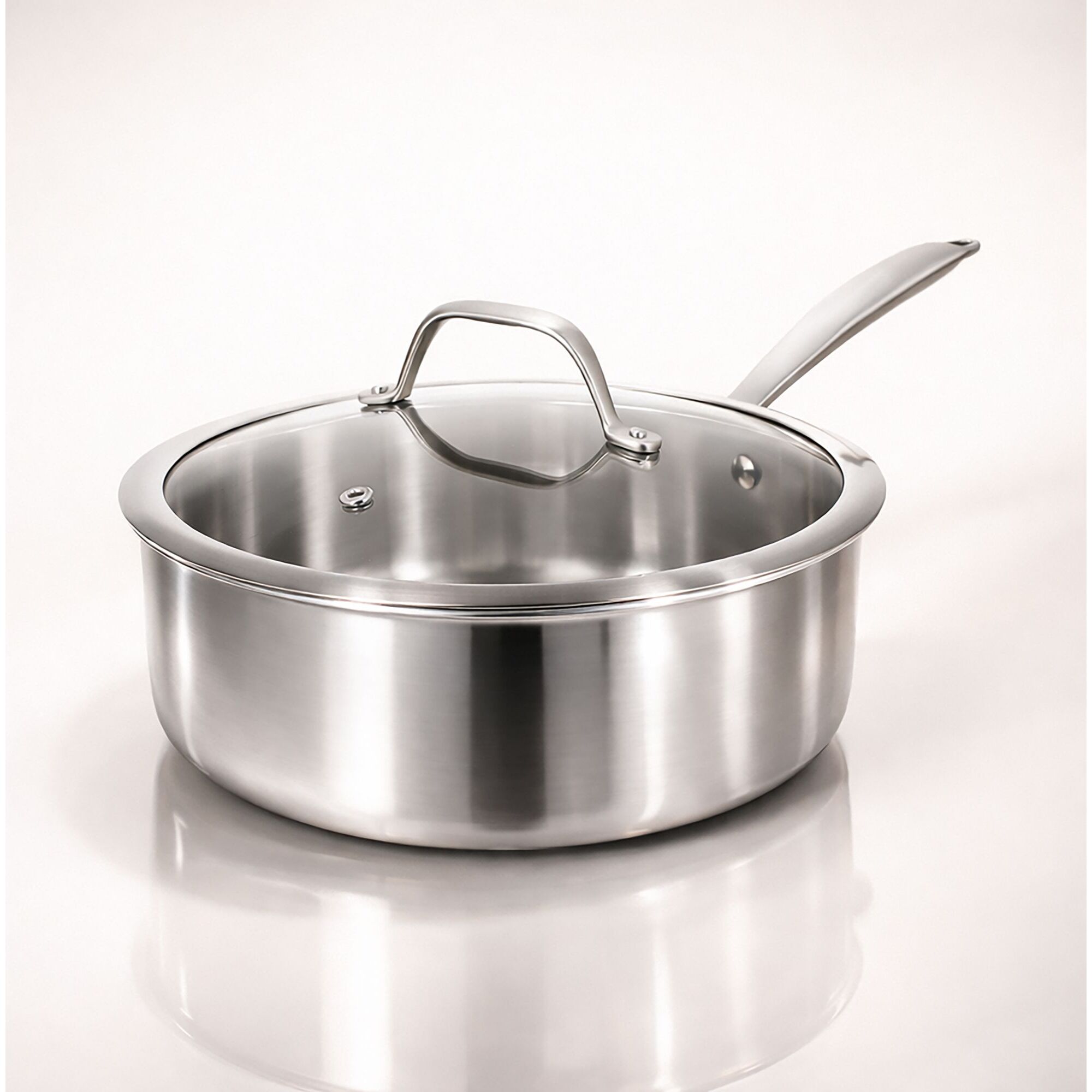 Sauteuse acier inoxydable 24cm - fait en France - tous feux TRIPLY