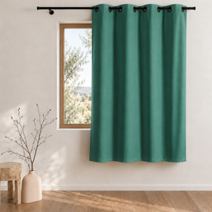 Rideau thermique phonique et semi occultant KONFOR - Vert