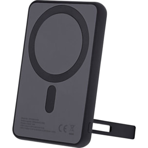 Batterie externe TNB 5000 mAh MagSafe fonction stand noir