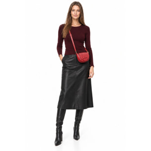 Borsa a spalla Anna Luchini Rosso