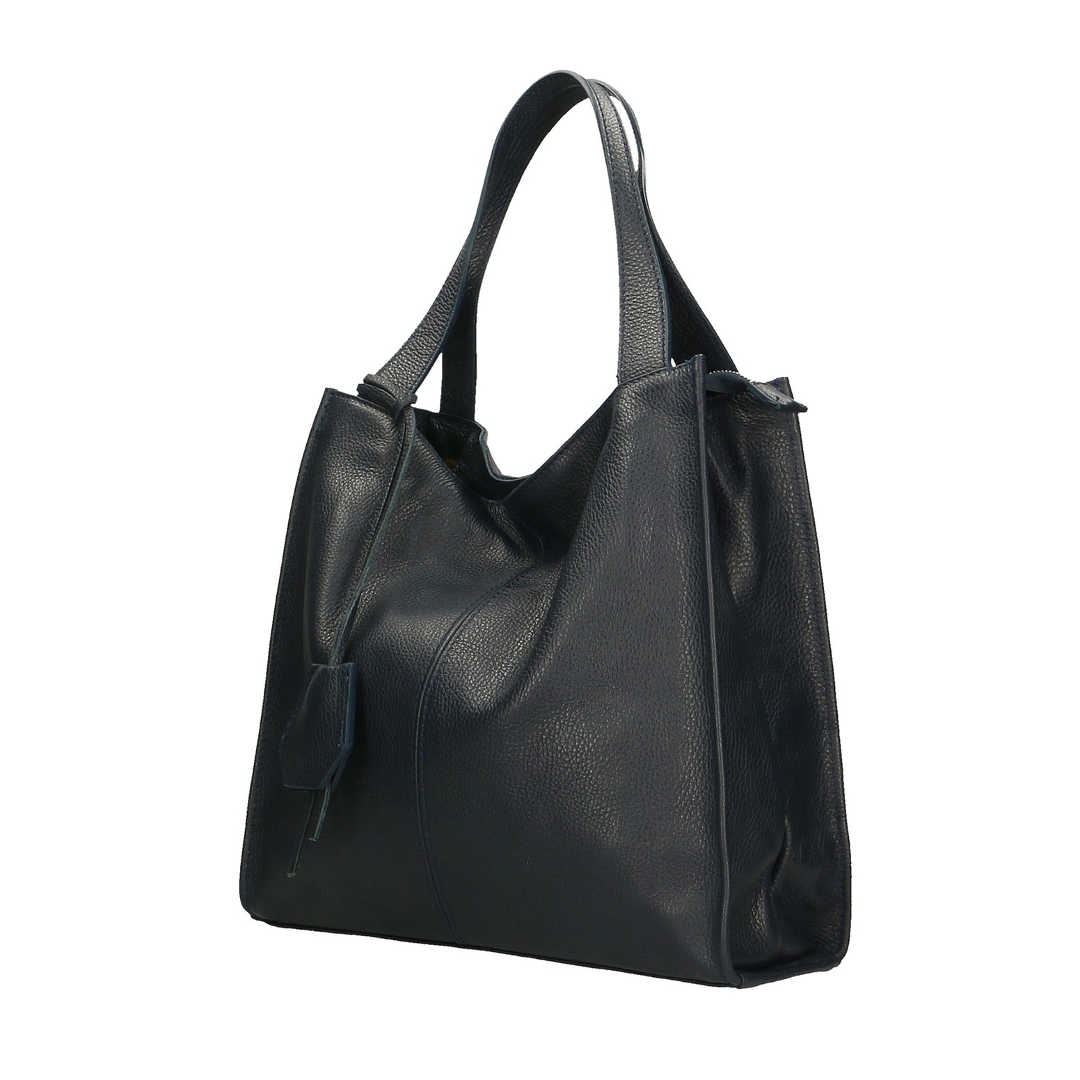 Borsa a spalla da donna - Modello Aelia - Vera pelle - 40.0 x 36.0 x 12.0 cm