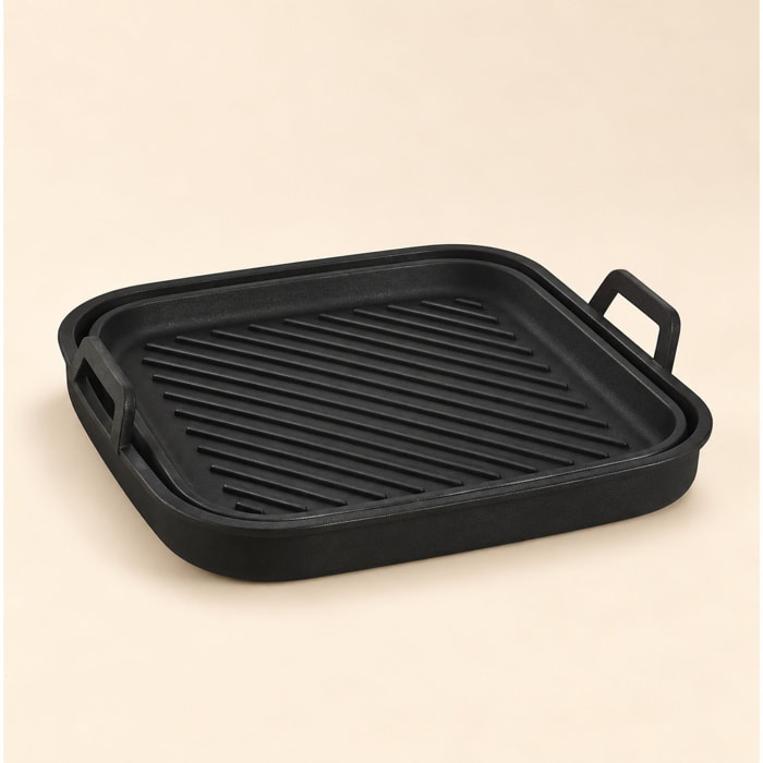 Moule carré en silicone 20cm pour friteuse sans huile