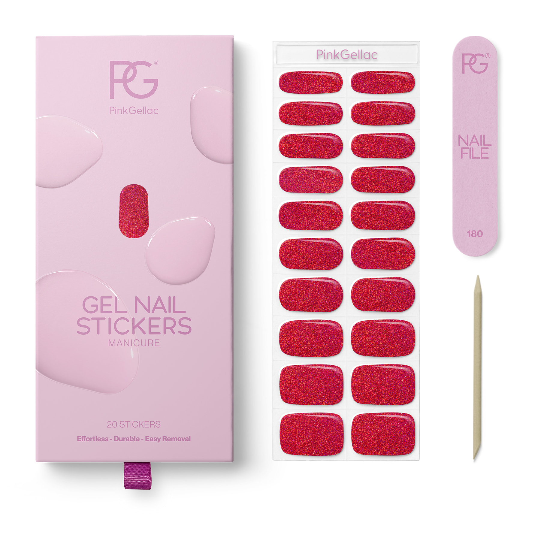 Stickers gel - 0036 Sparkling Cherry
