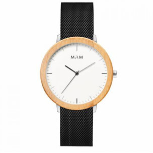 Reloj Mam MAM687 Unisex Analogico Cuarzo con Correa de Cuero