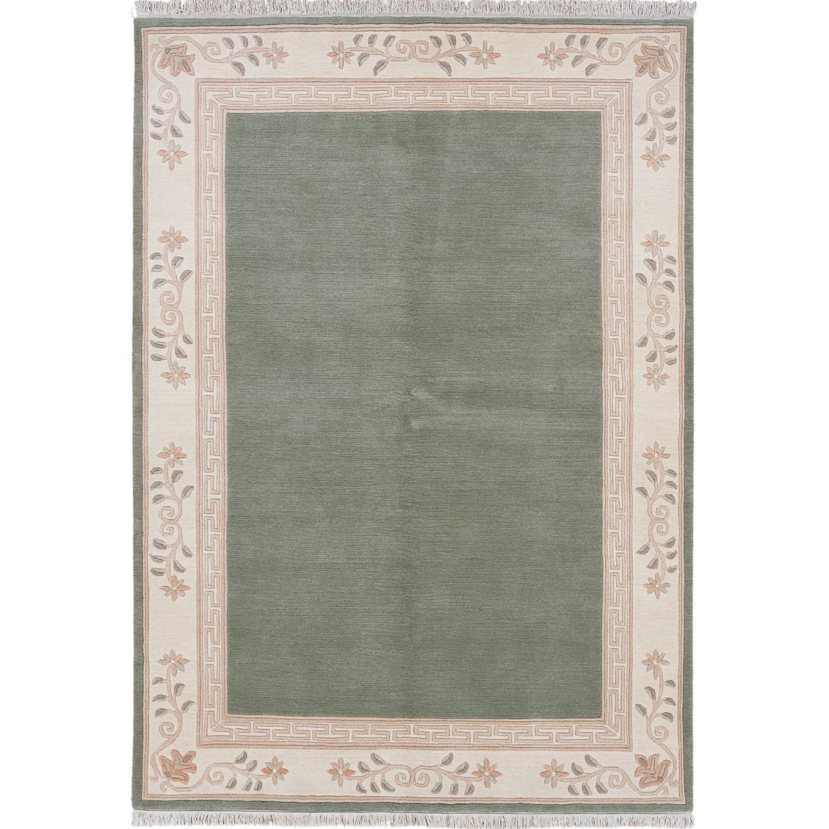 Tapis salon et chambre fait main en laine motif simple SUCA