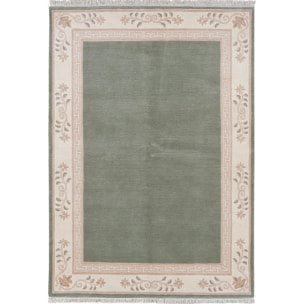 Tapis salon et chambre fait main en laine motif simple SUCA
