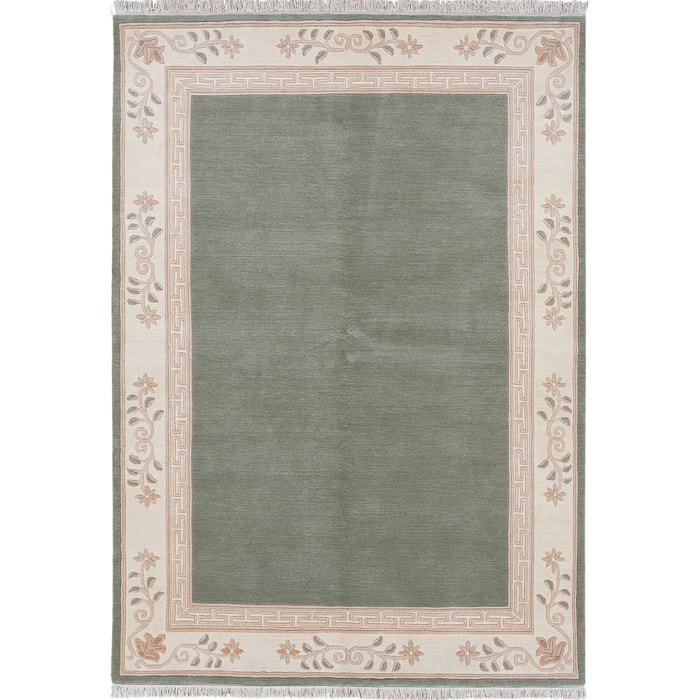 Tapis salon et chambre fait main en laine motif simple SUCA
