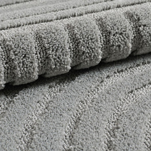 Tapis salon au motif géométrique en relief, moderne et élégant, MANON