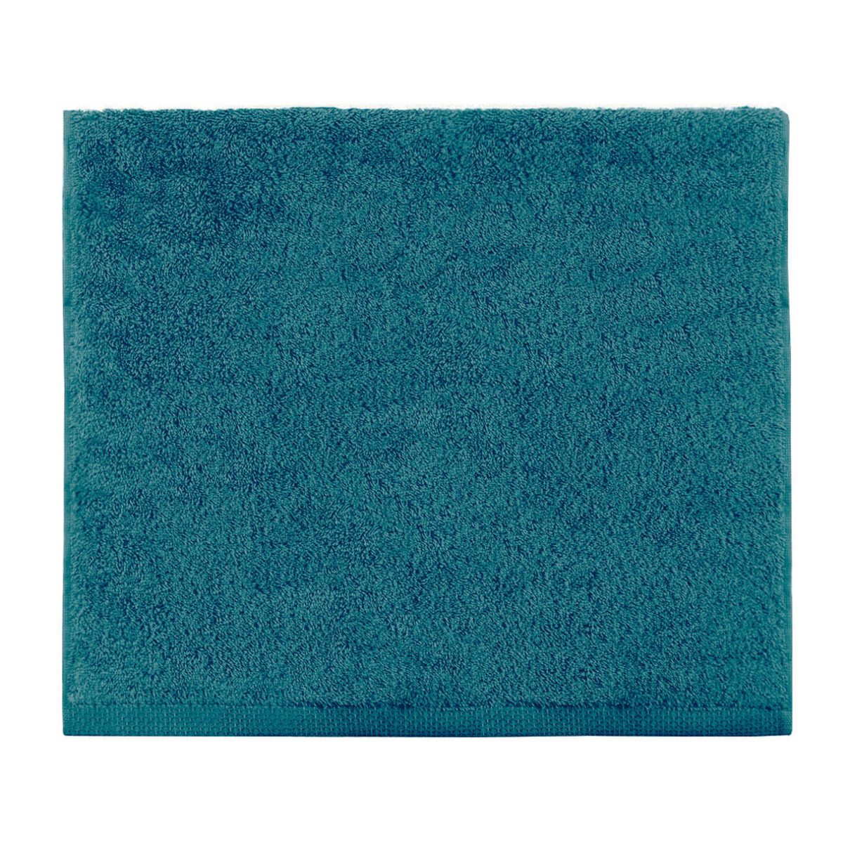 Drap de bain uni en coton, AQUA, Vert Émeraude