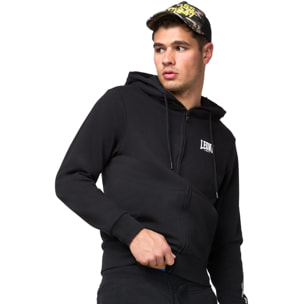 Tuta da uomo con Felpe con cappuccio e zip e pantalone non felpata Leone Basic