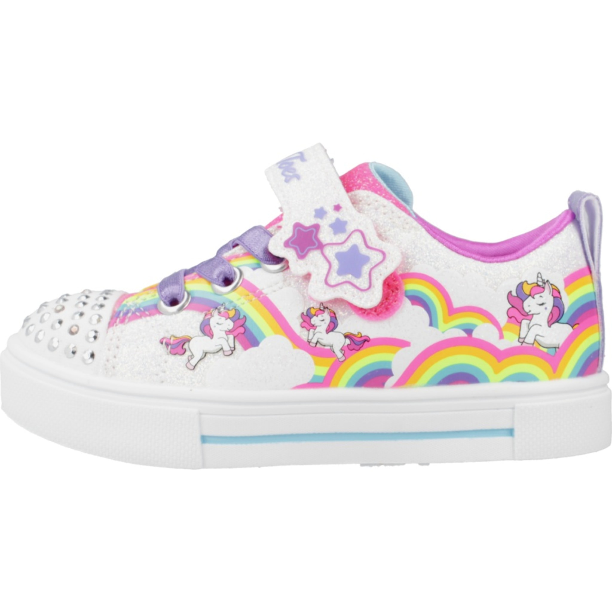 Zapatillas Niña de la marca SKECHERS  modelo TWINKLE SPARKS - JUMPIN CL White