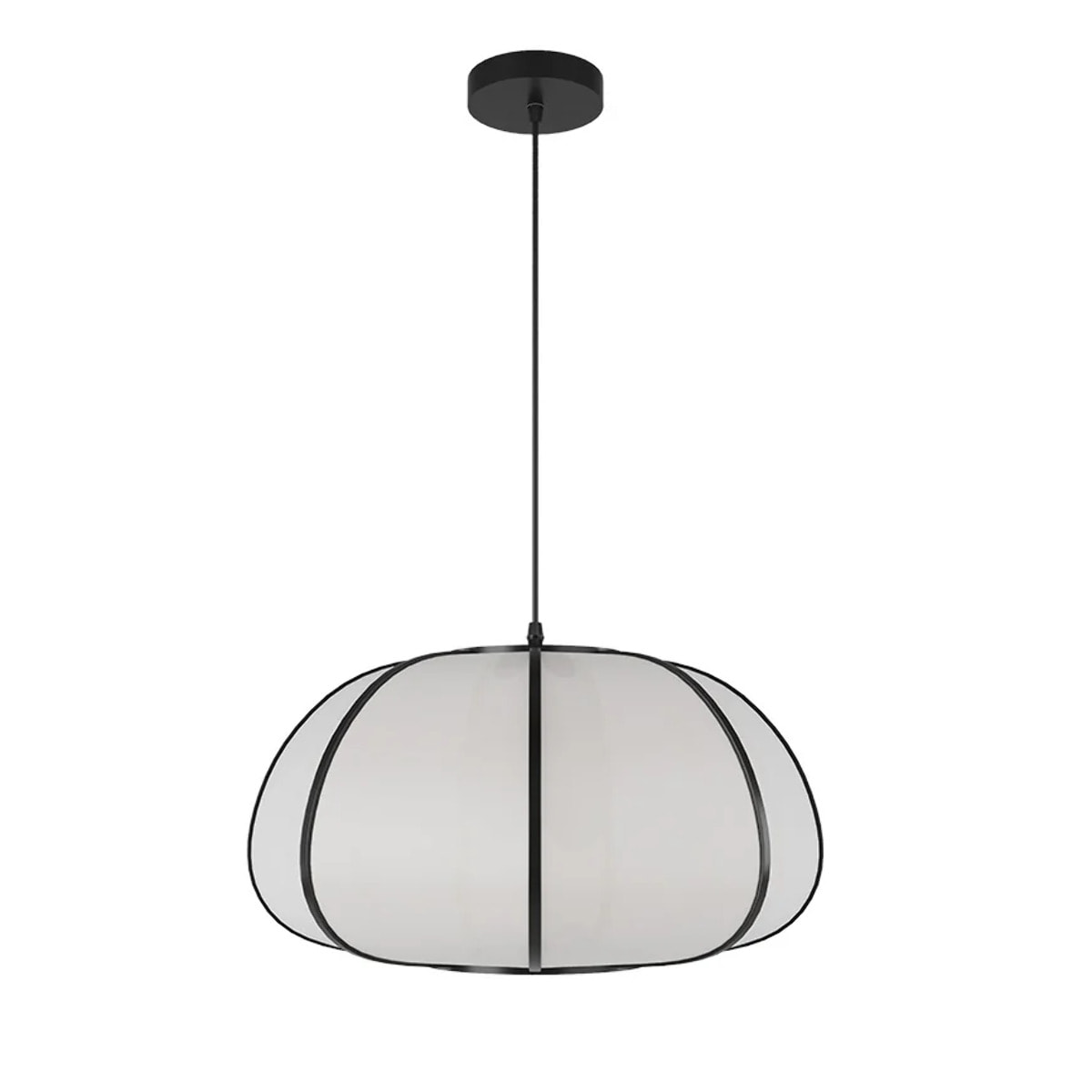 Suspension en bambou noir D38 cm - Hana