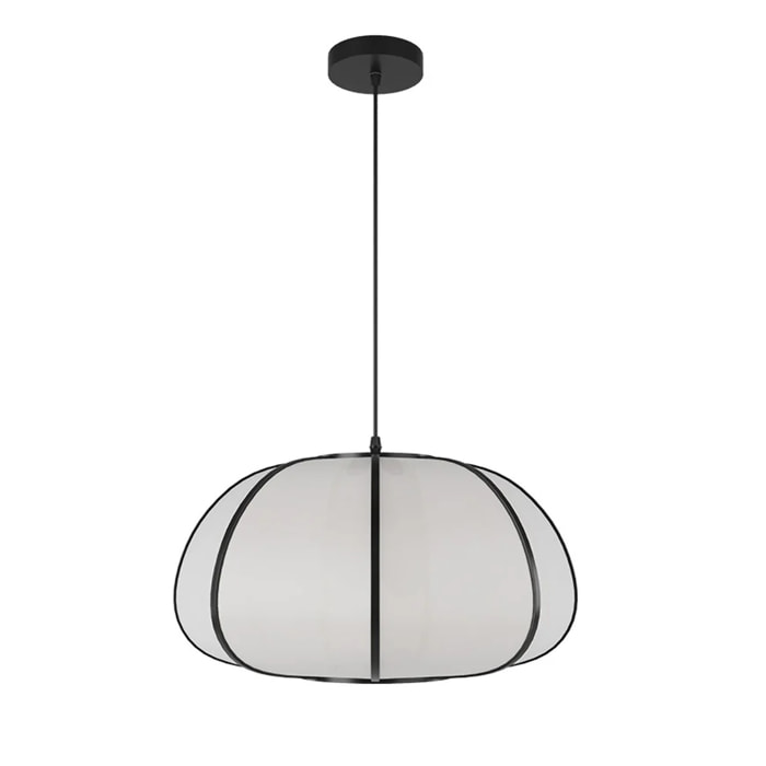 Suspension en bambou noir D38 cm - Hana