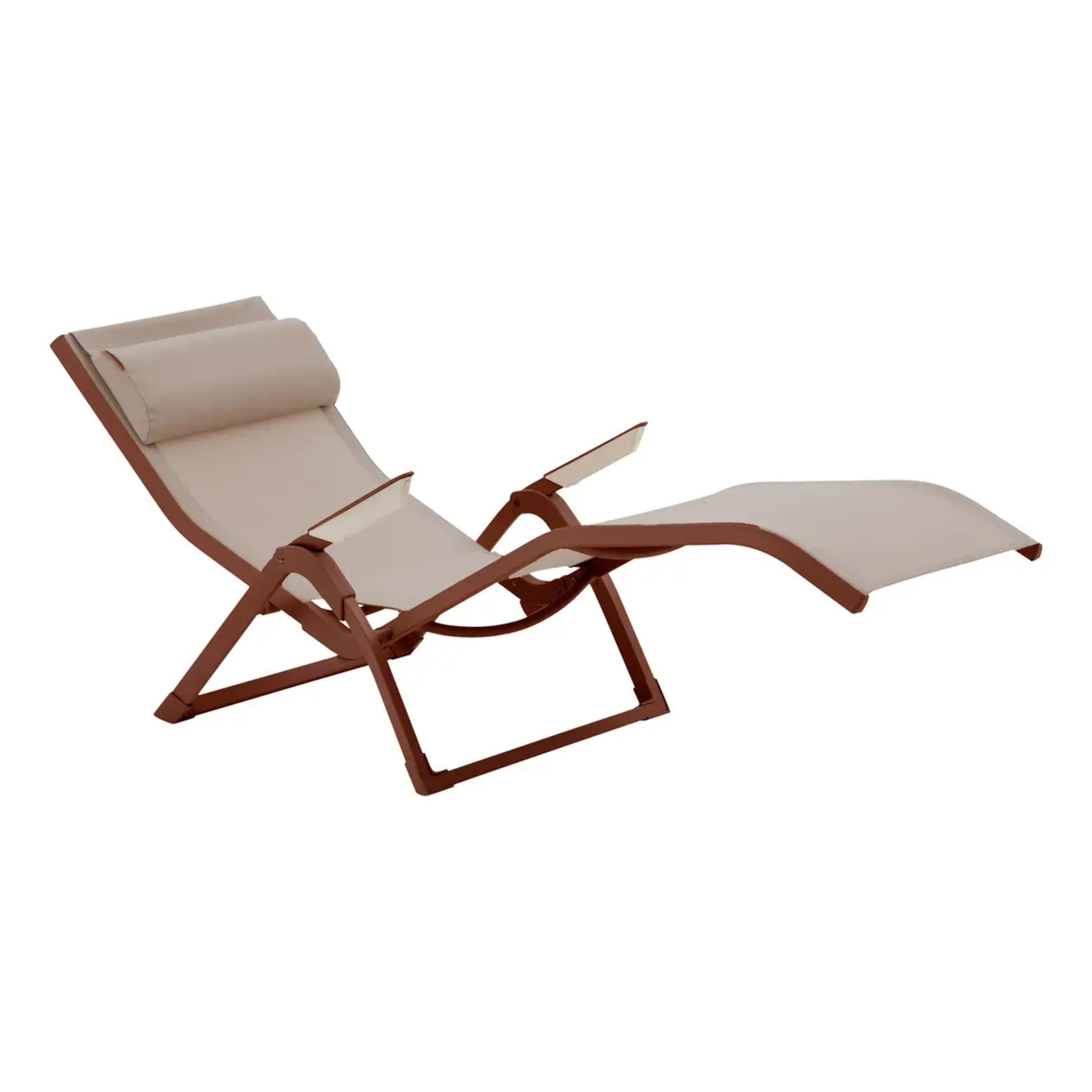 Transat Decima beige lin/acajou