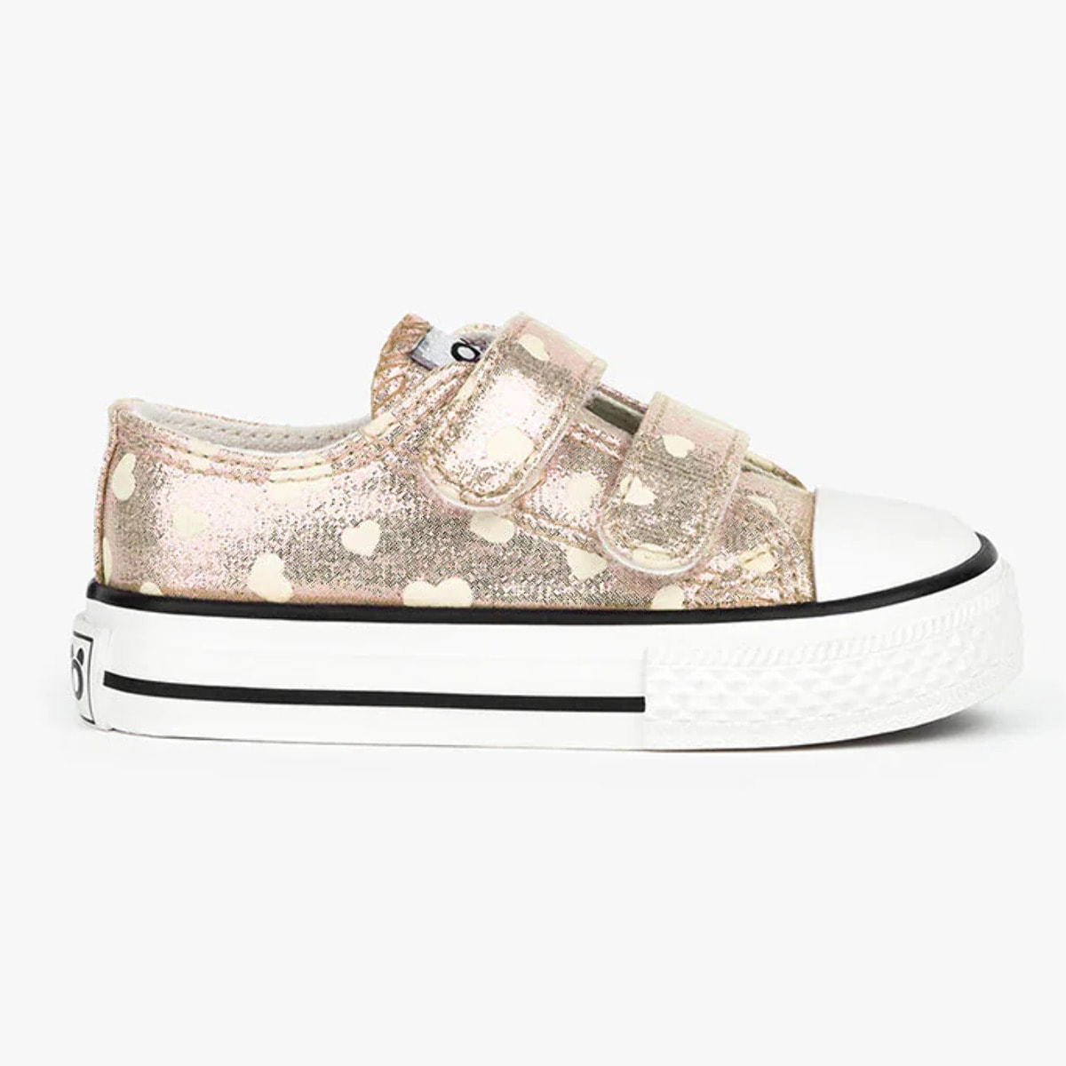 Zapatillas De Bebé Brillo Oscuridad En Oro