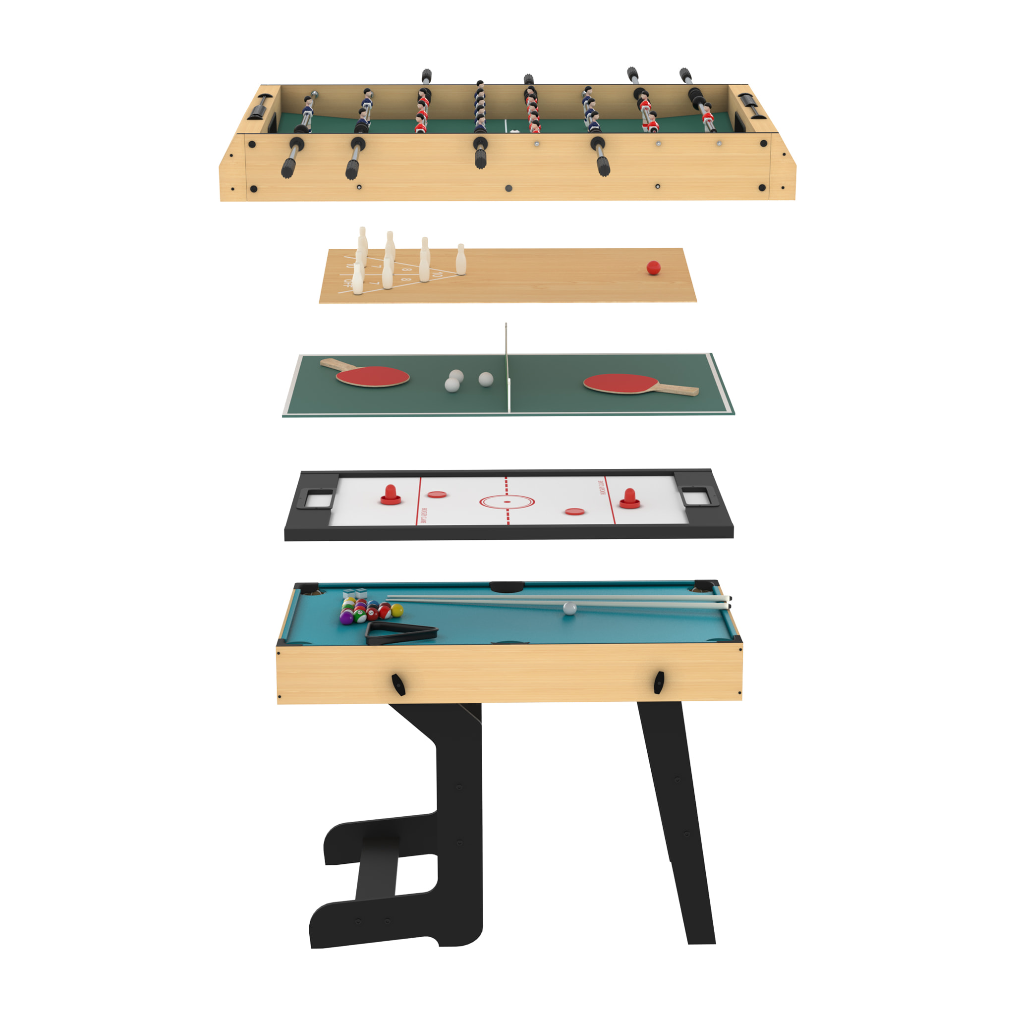 Table multi-jeux pliable 16 en 1 - Helmi