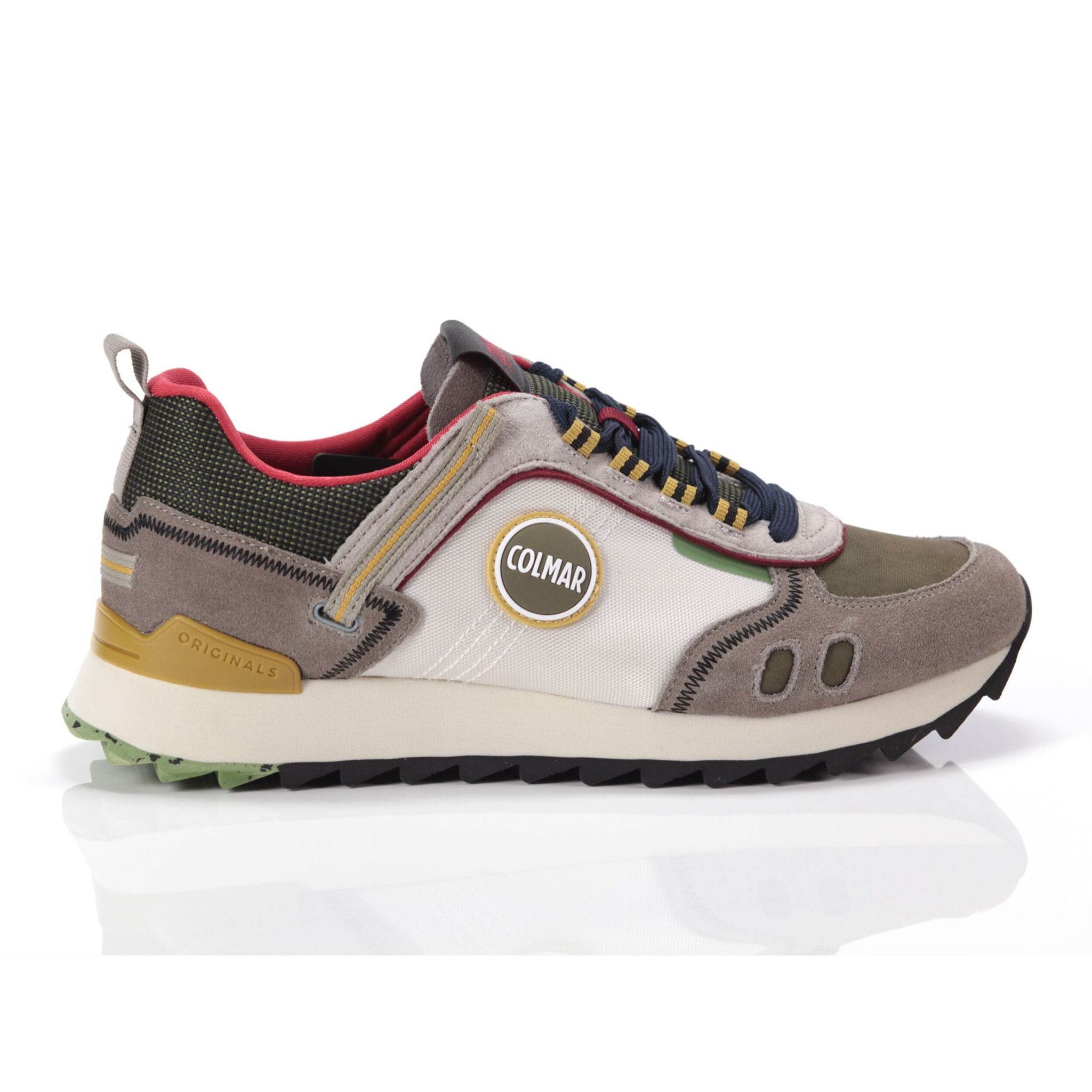 Sneakers Colmar Travis Sport Division Military Green Multicolor Marrone