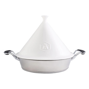 Tajine inox couvercle céramique