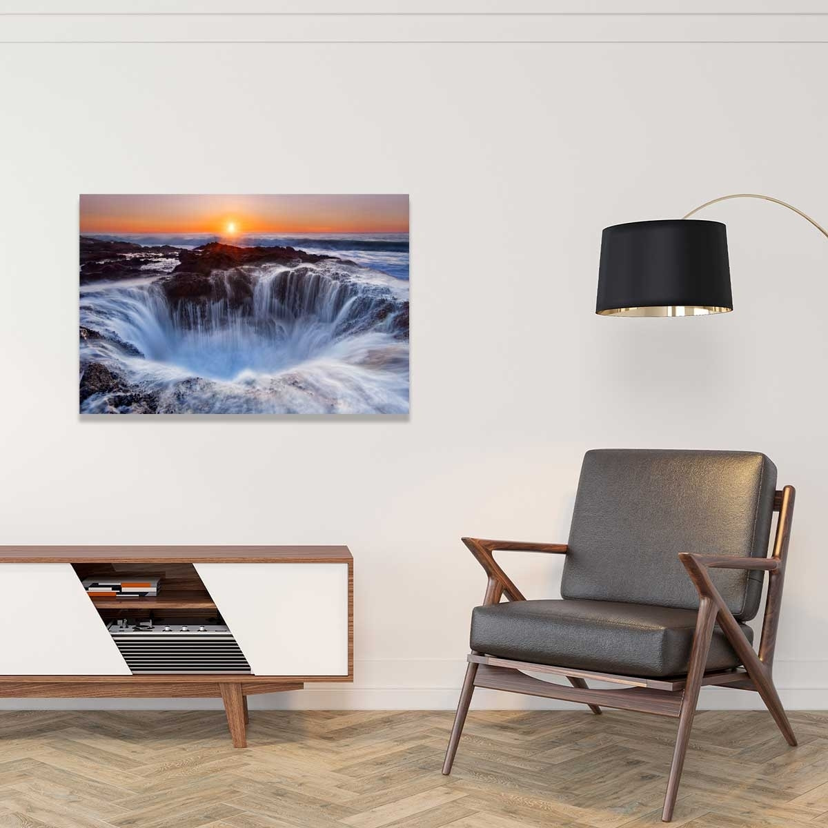 Tableau Le puit de Thor en Oregon Tableau plexiglas