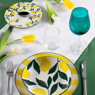 Servizio piatti 18 pezzi Excelsa – Positano, Porcellana Multicolore