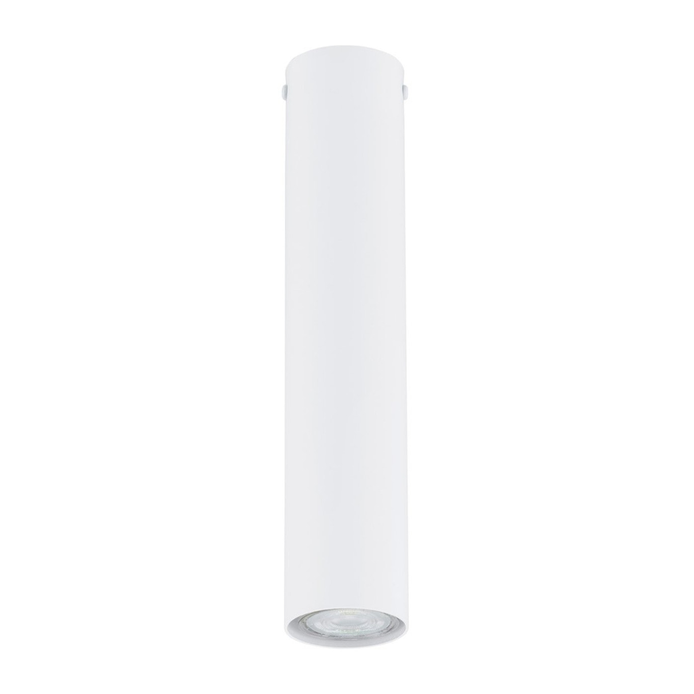 Faretto Tecno in acciaio bianco opaco