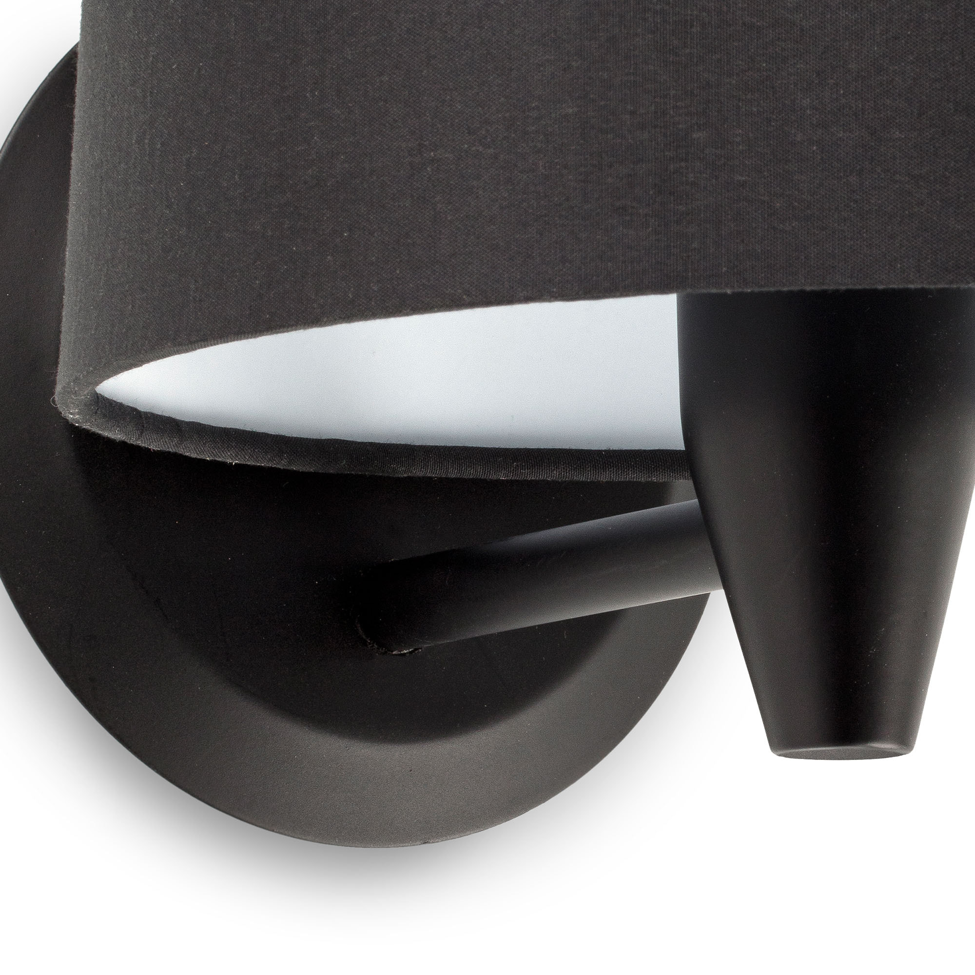 CONGA Lampada da parete nera/nera