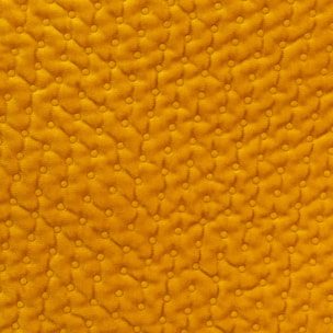 Coussin "Dolce" - velours - jaune ocre - 40x40 cm