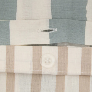 Parure de lit Fenir 220x240cm bleu