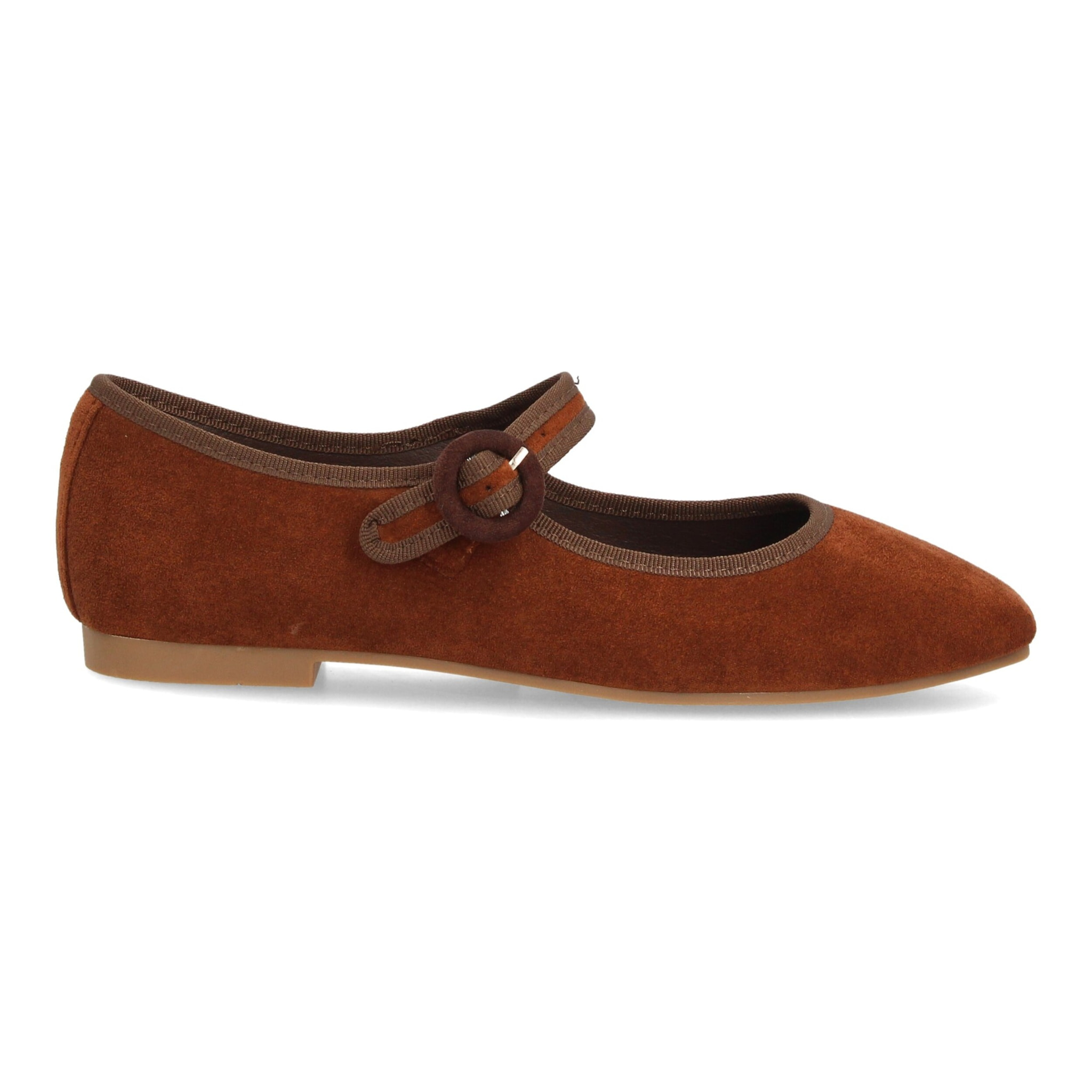 Bailarinas mujer con hebilla circular ajustable