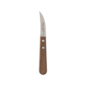 Couteau office bec d'oiseau Jean Dubost® en bois de noyer - TRADITION 917