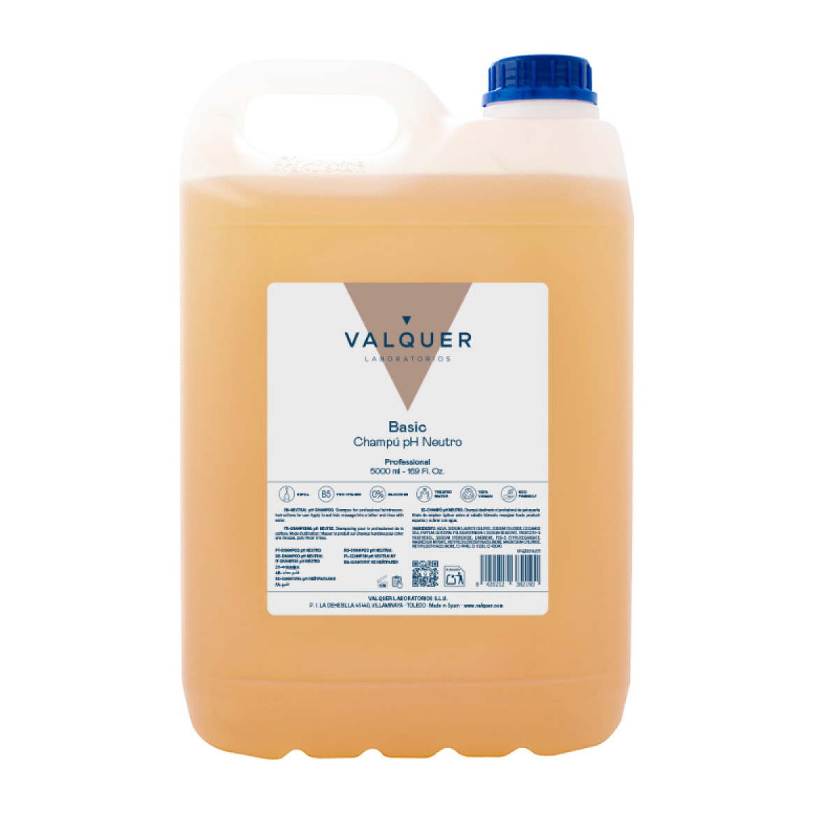 Valquer Champú pH neutro - 5000 ml