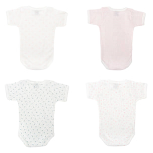 Pack 4 Body Ab. Hombro Manga Corta