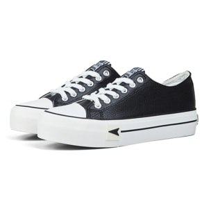 Zapatillas Plataforma Negras Mujer