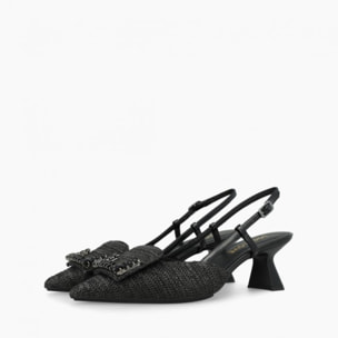 ZAPATOS SALÓN NEGROS KYOKO