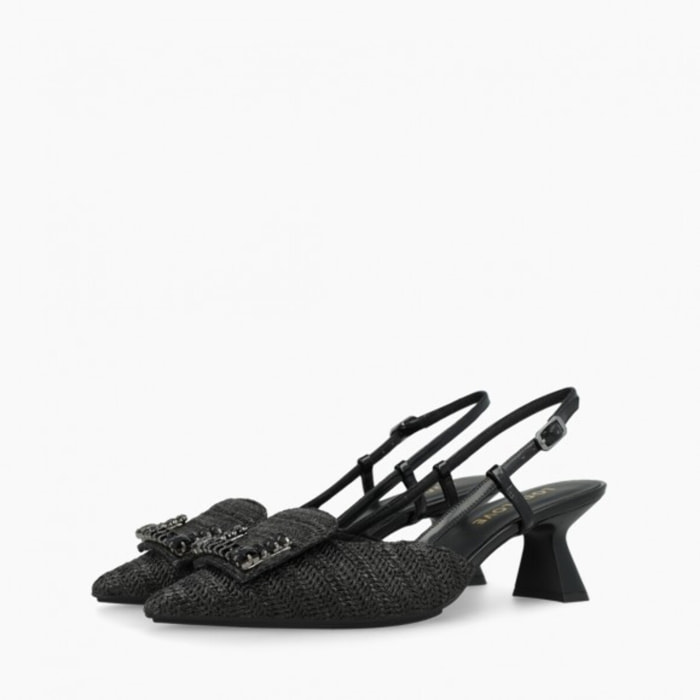 ZAPATOS SALÓN NEGROS KYOKO