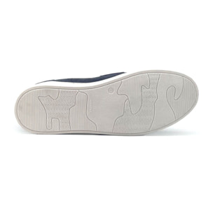 Zapatos Slip On para Hombre - Duca di Morrone Enea Suede Blue Jeans