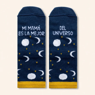 Mini calcetines "Mi mamá es la mejor del universo"