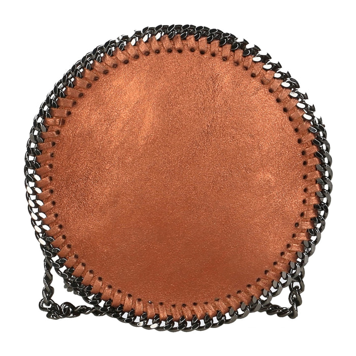 Borsa a spalla da donna - Modello Nora - Vera pelle - 22.0 x 22.0 x 5.0 cm