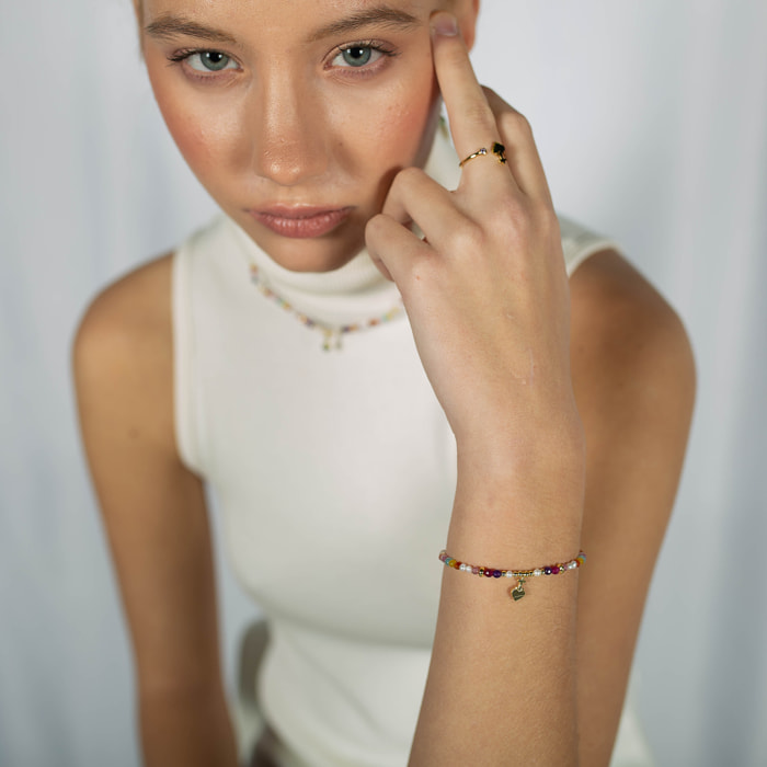 Pulsera Nymox acabado oro amarillo 18k