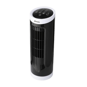 Ventilateur tour compact rotatif noir